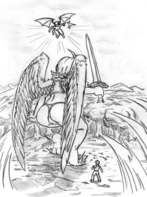 A defiler angel
