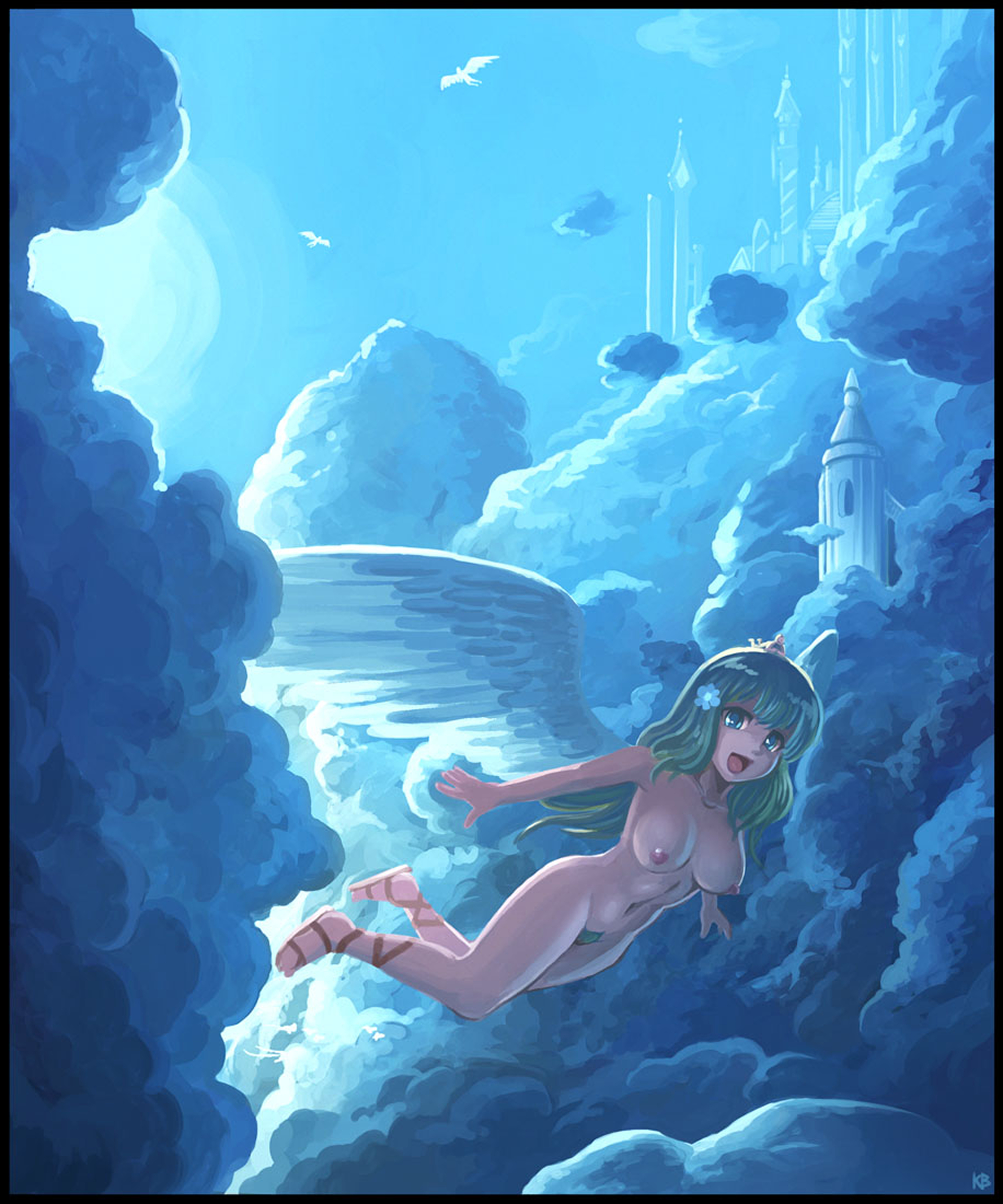 An angel in heaven