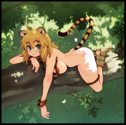 Neko Resting on Branch